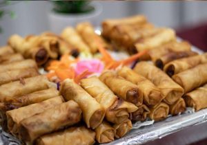 halal tingkat meal with Vegetarian Buffet Menu B