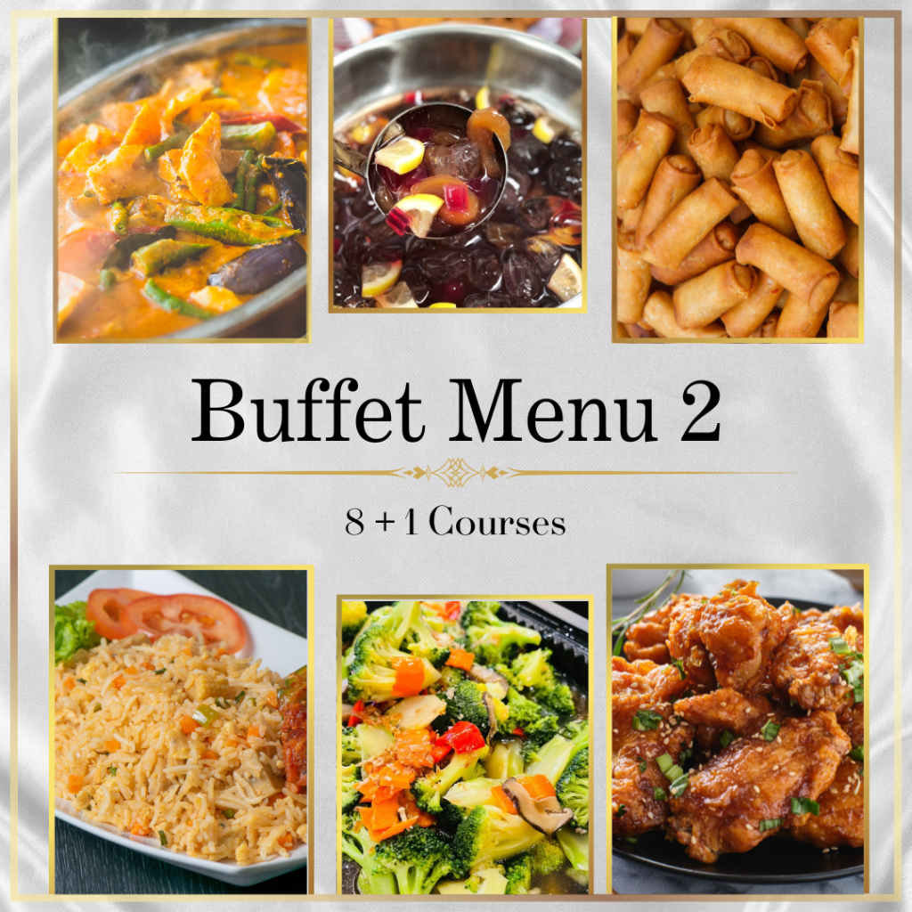 Buffet Menu 2 (8+1 Courses)