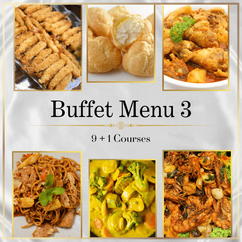 Buffet Menu 3 (9+1 Courses)