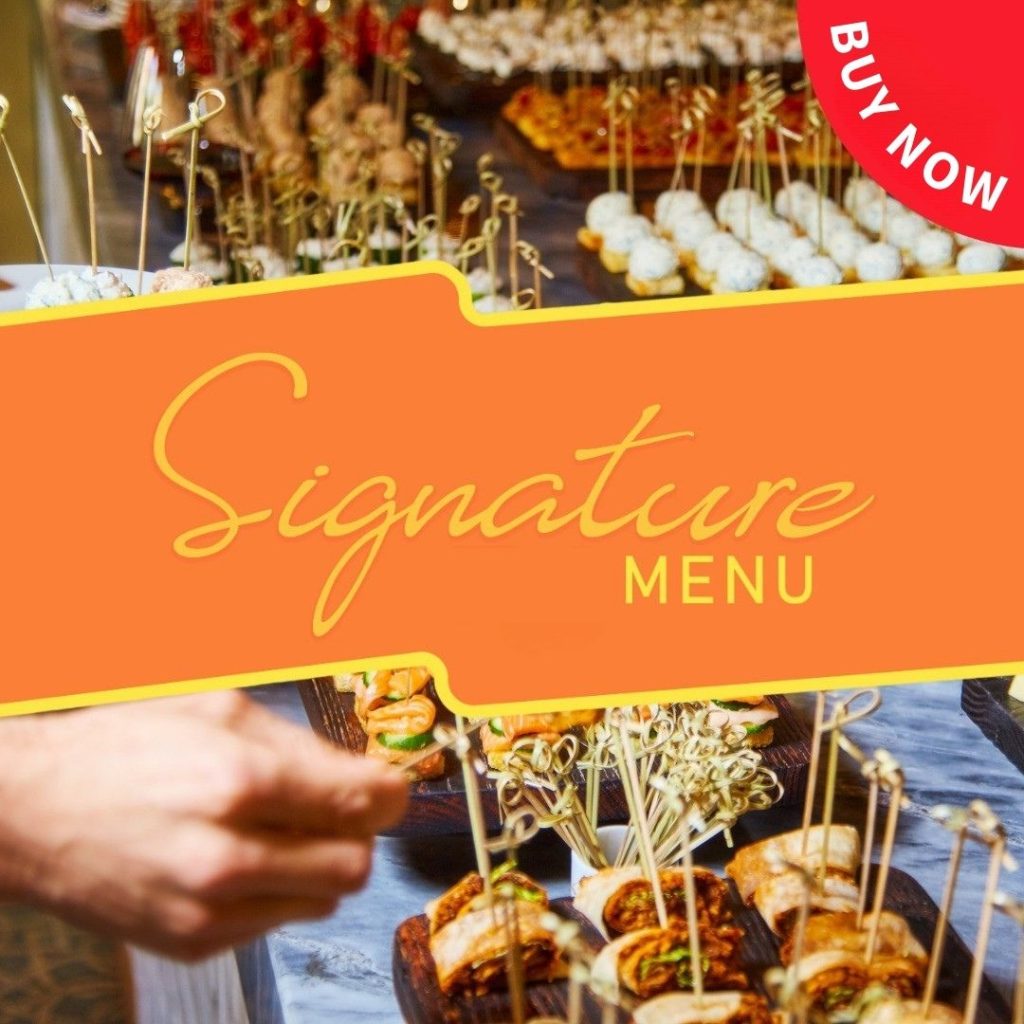 TEA RECEPTION MENU @ $13.90/ Per Pax